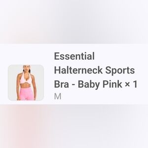 Aybl Essential Halterneck Bra - Baby Pink